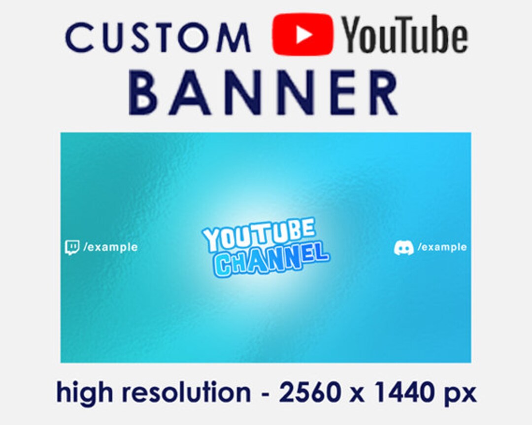 Custom Gaming Youtube Banner Customized for Youtube Channel Background