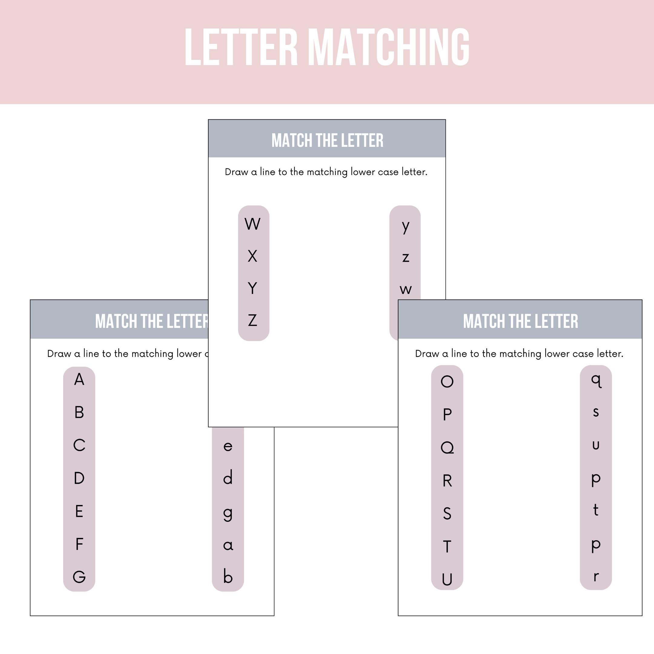 Alphabet Activities | Alphabet Worksheets | Learning Printables ...