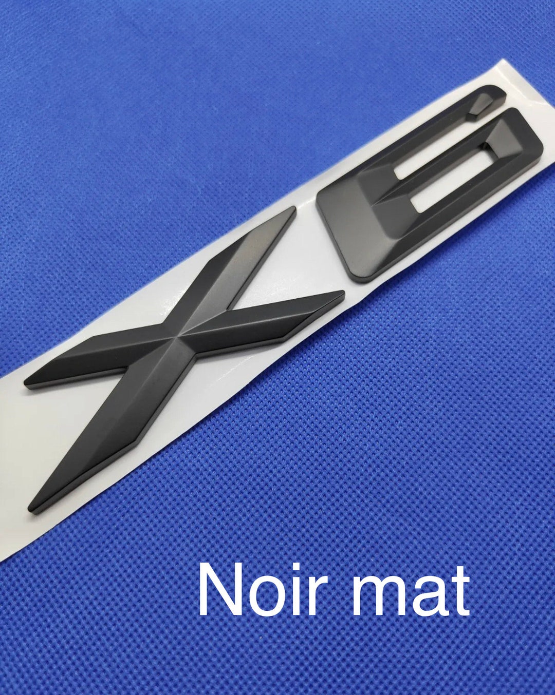 Autocollant Emblème Lettre BMW X6 (noir Mat) : Pour Personnaliser Ou Remplacer Ton Logo Coffre - 6