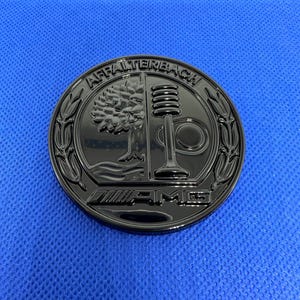 1 Logo AMG Affalterbach Mercedes Noir Métal 6.5cm