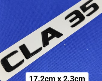Logo CLA35 Stickers Sticker Emblem glossy black glossy black