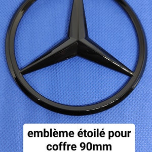 1 Mercedes tailgate star logo for GLC class X253 + 3 glossy black sockets