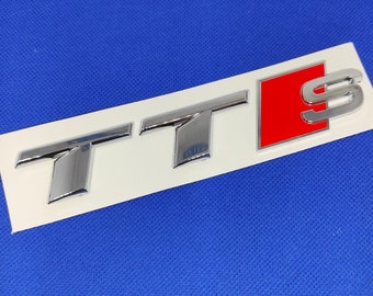 TTS logo badge emblem chrome rear tailgate sticker