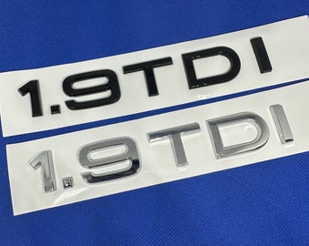 Logo 1.9 TDI Stickers Emblem chrome or glossy black