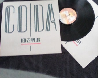led zeppelin..coda. vinyl LP 1982 vgc test played classic rock