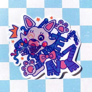 Mangle holographic sticker