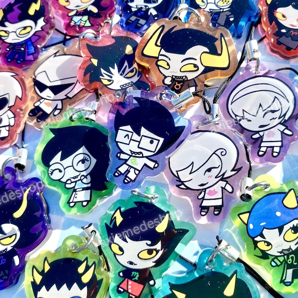 HOMESTUCK - Adornos de epoxi para teléfono