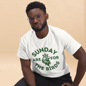 Toon je Bird Gang Pride met dit klassieke Philadelphia Eagles T-shirt, perfect voor zondagen!
