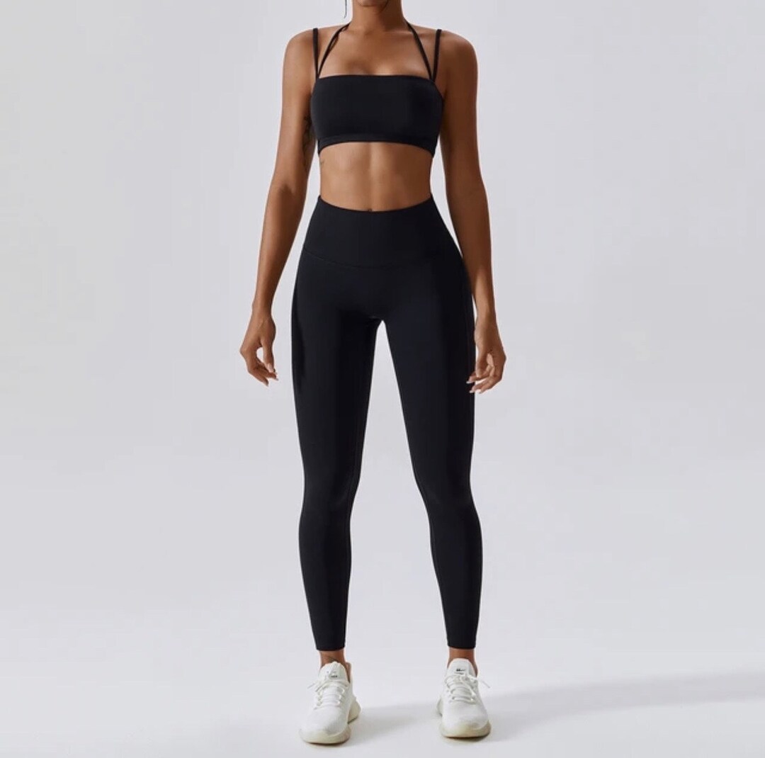 Yoga Clothing Sets Athletic Wear Women High Waist Leggings and Etsy