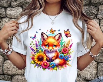 Fox PNG: clipart bosdieren voor sublimatie (digitale download)