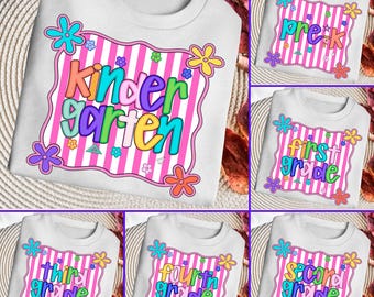 Back to School PNG Bundle: Teacher Sublimation Designs (Digital Download