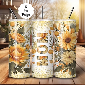 Floral Mom Tumbler Wrap: Muttertag Sublimationsdesign (PNG)