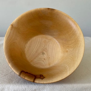 Handmade Bowl in sustainably sourced Sycamore