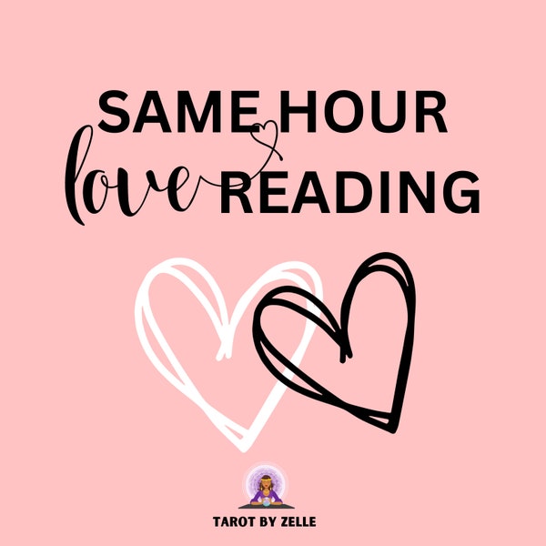 Love Reading delivered same hour | Personalised Tarot Guidance for Your Heart’s Journey | 3 Cards with upto 4 questions answered |