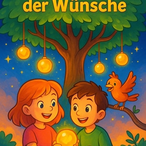 Lillys Garten der Wünsche – Personalisierbares Kinder-Malbuch –  24 Abenteuer mit Ausmalbildern & Gute-Nacht-Geschichten