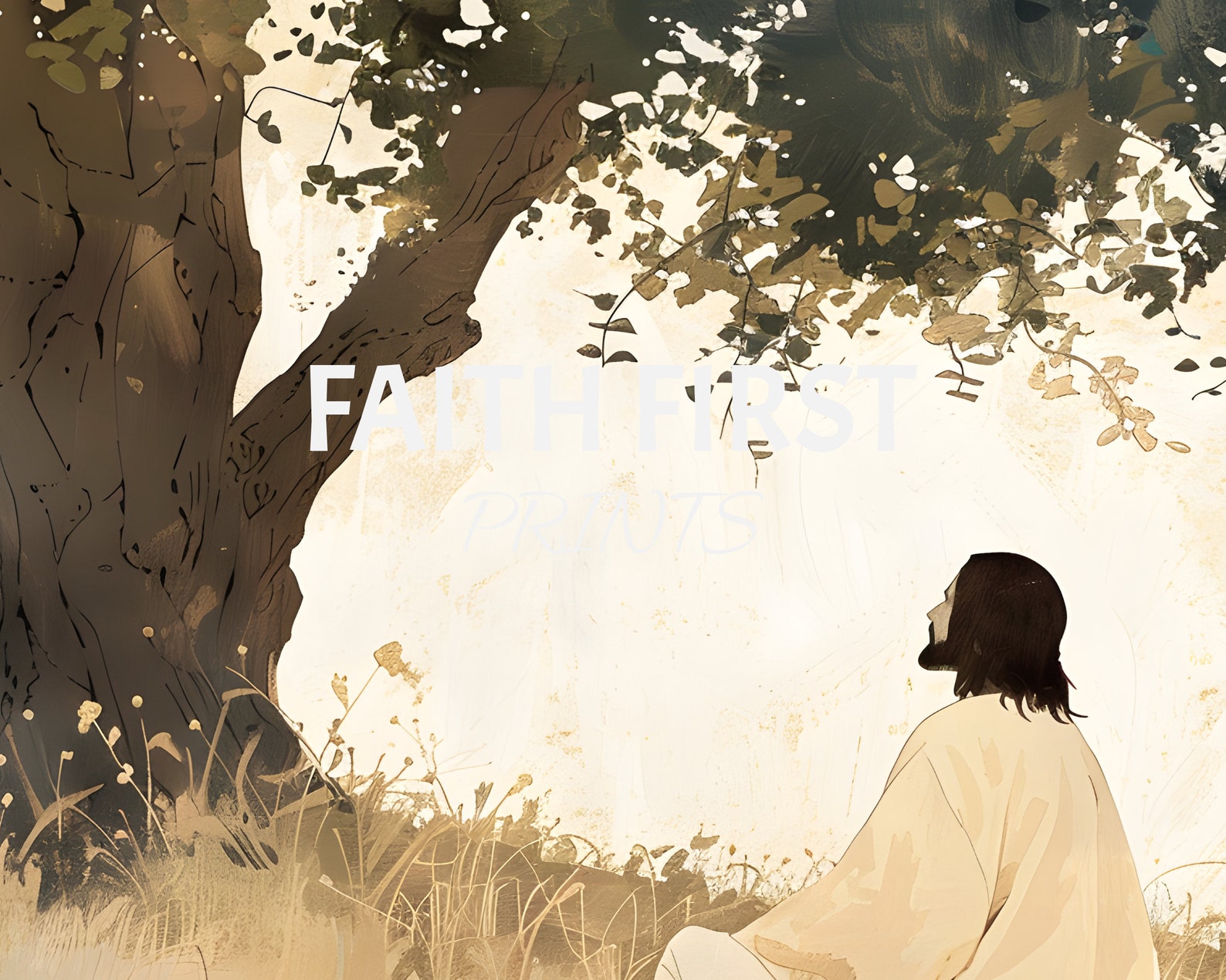 Jesus Praying in the Garden of Gethsemane | Praying Christ Prayer Art ...