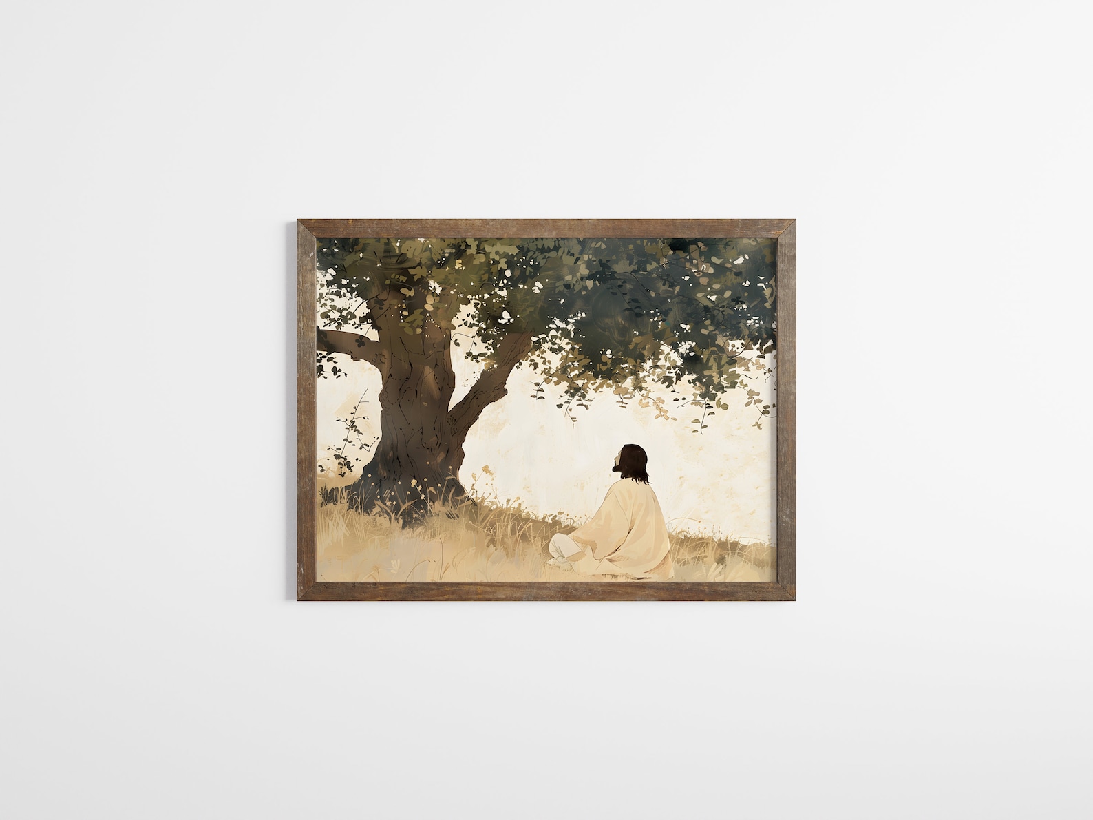 Jesus Praying in the Garden of Gethsemane | Praying Christ Prayer Art ...