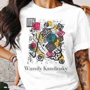 Wassily Kandinsky Art T-Shirt | Abstract Expressionism Tee | Constructivist art | Art tee shirt print | Kandinsky shirt, Abstract Modern art
