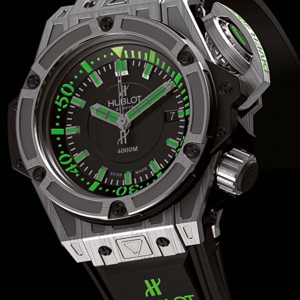 Hublot King Power Diver Oceanographic 4000 meter, 873107, gelimiteerd 500 stuks.