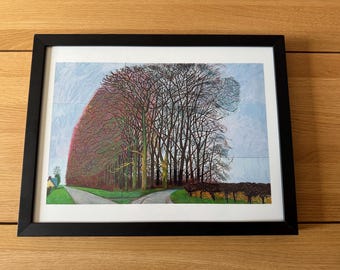 David Hockney Bigger Trees Near Water Print Black Frame - Etsy UK
