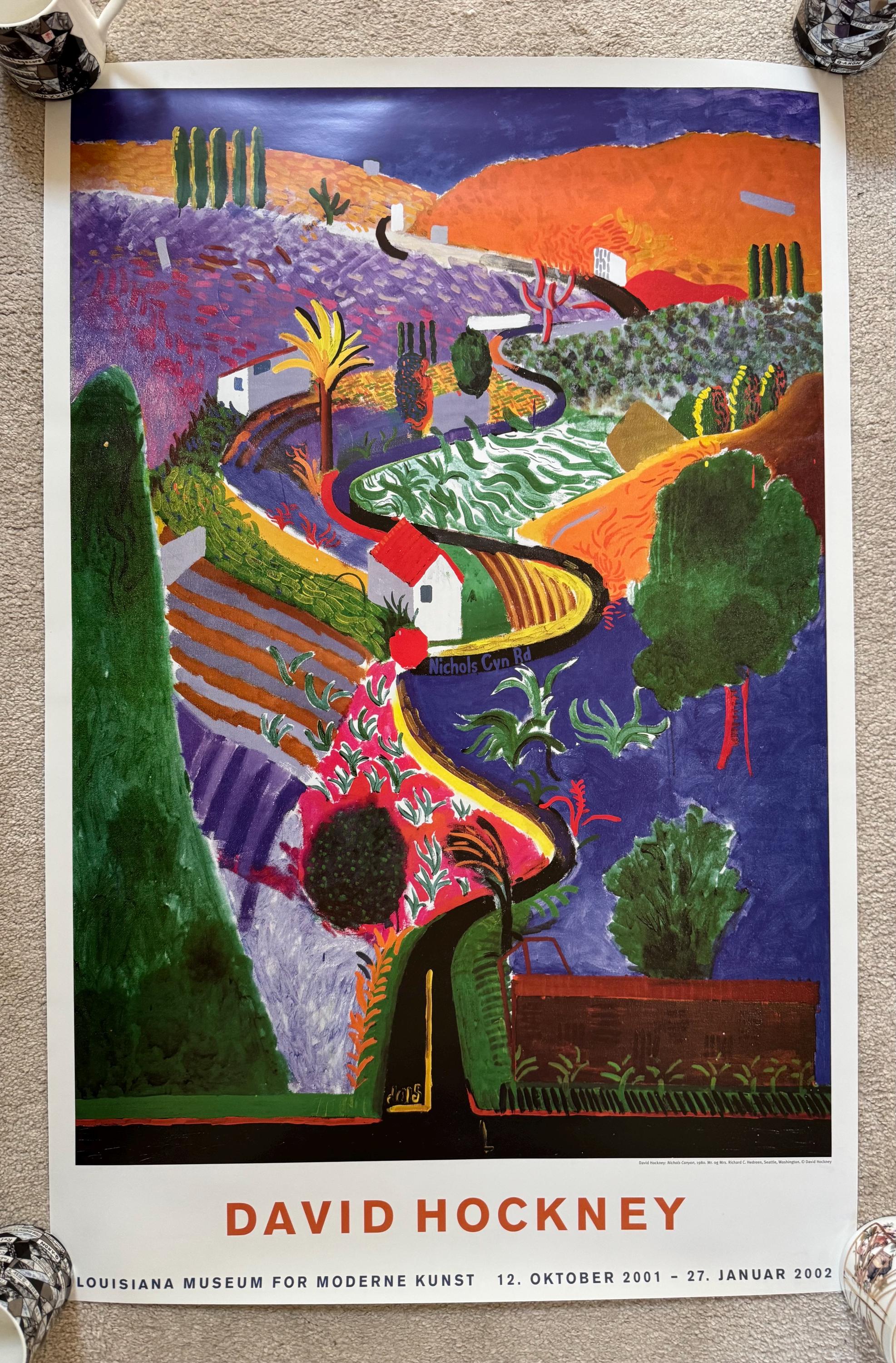 David Hockney Nichols Canyon Poster - Etsy