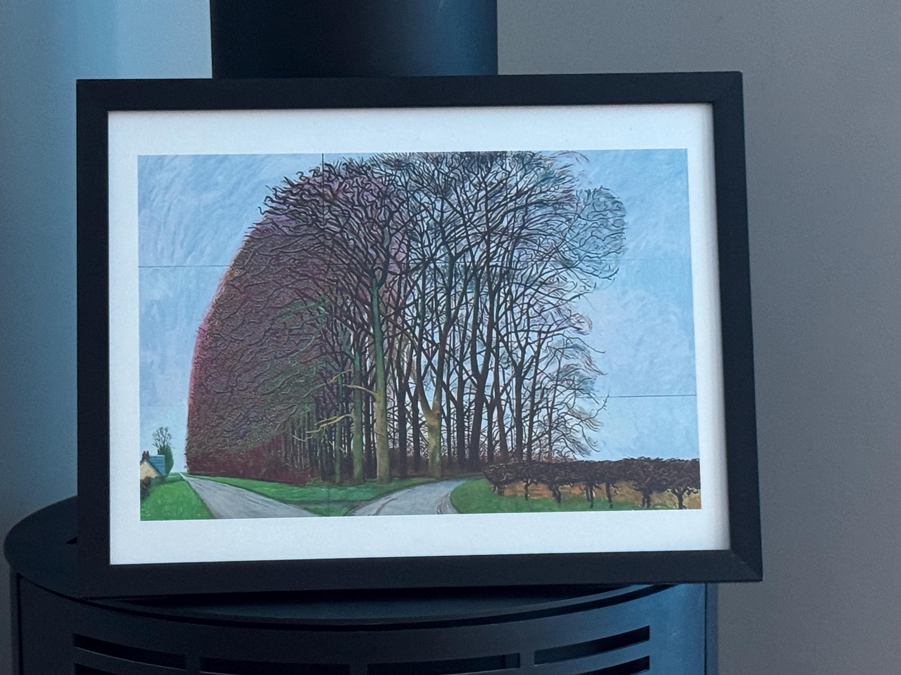 David Hockney Bigger Trees Near Water Print Black Frame - Etsy UK