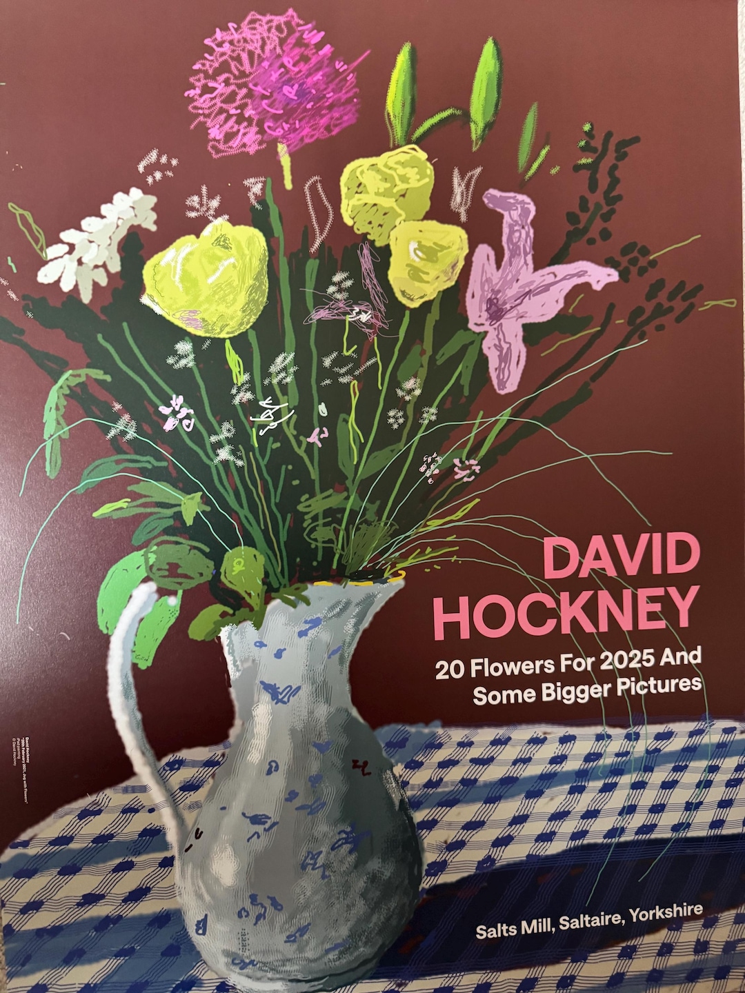 David Hockney Jug With Flowers Poster - Etsy UK