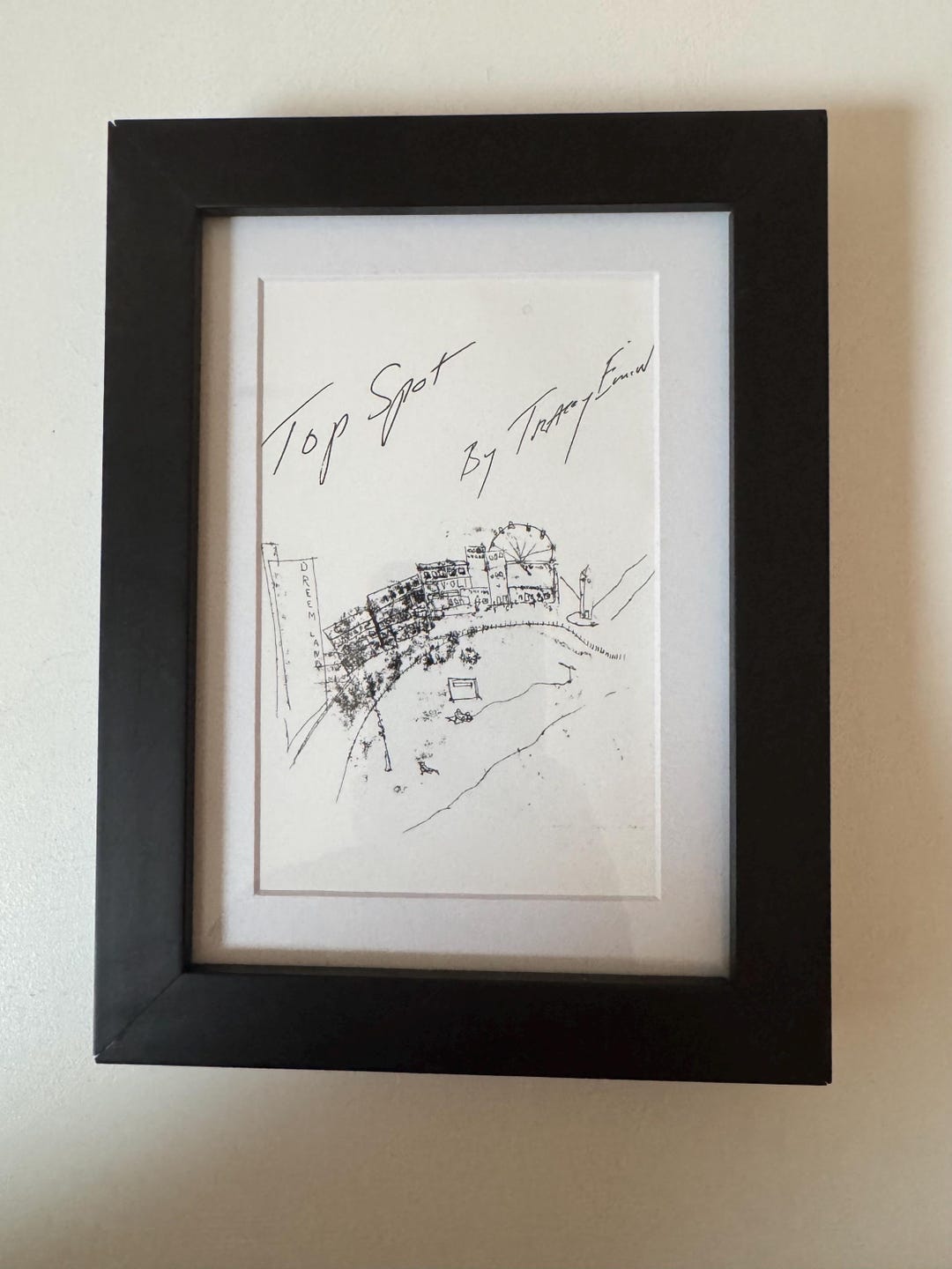 Tracey Emin Top Margate Spot Print Rare in Superior Black Glazed Frame ...