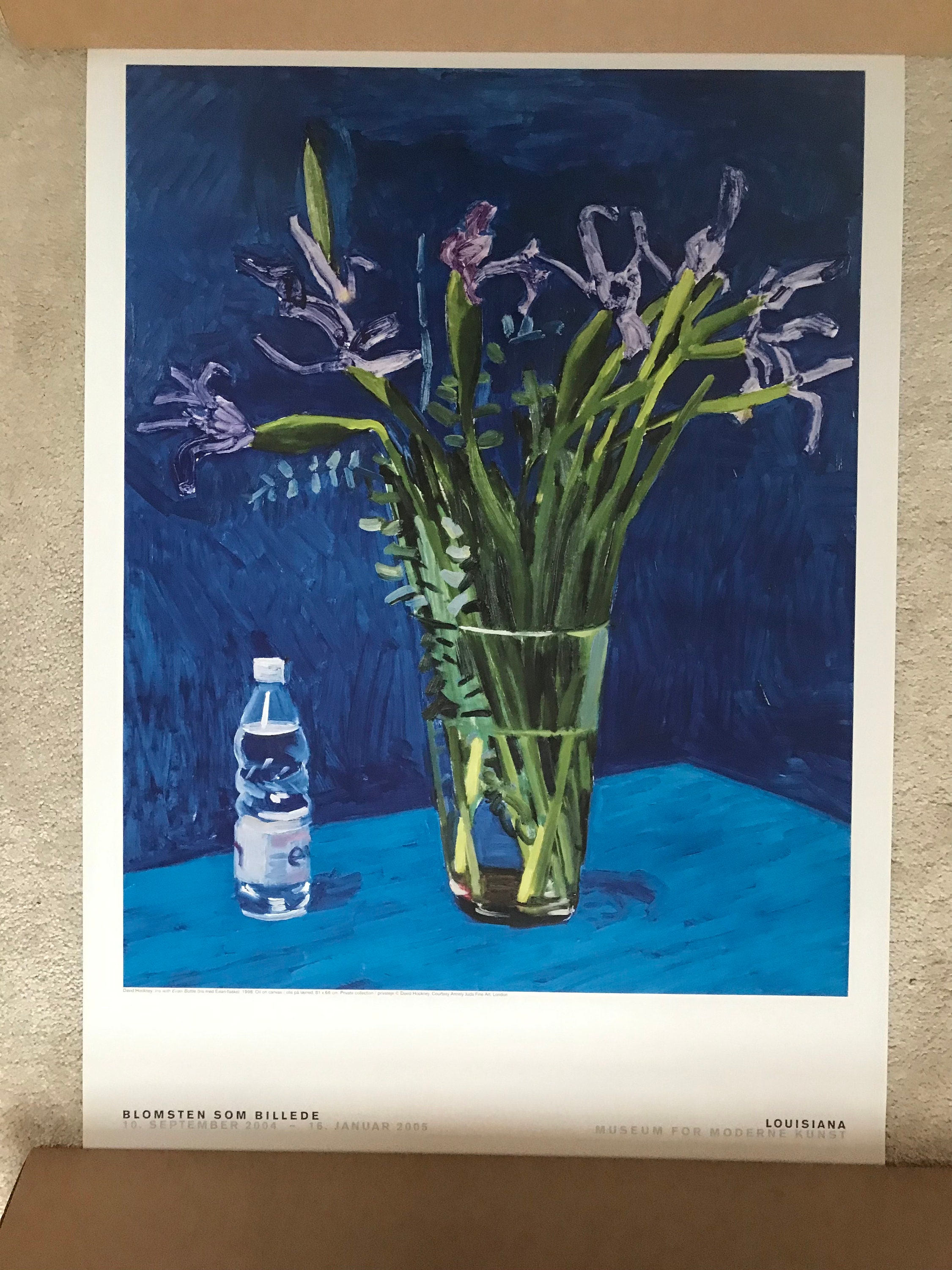 David Hockney Iris & Evian - Etsy