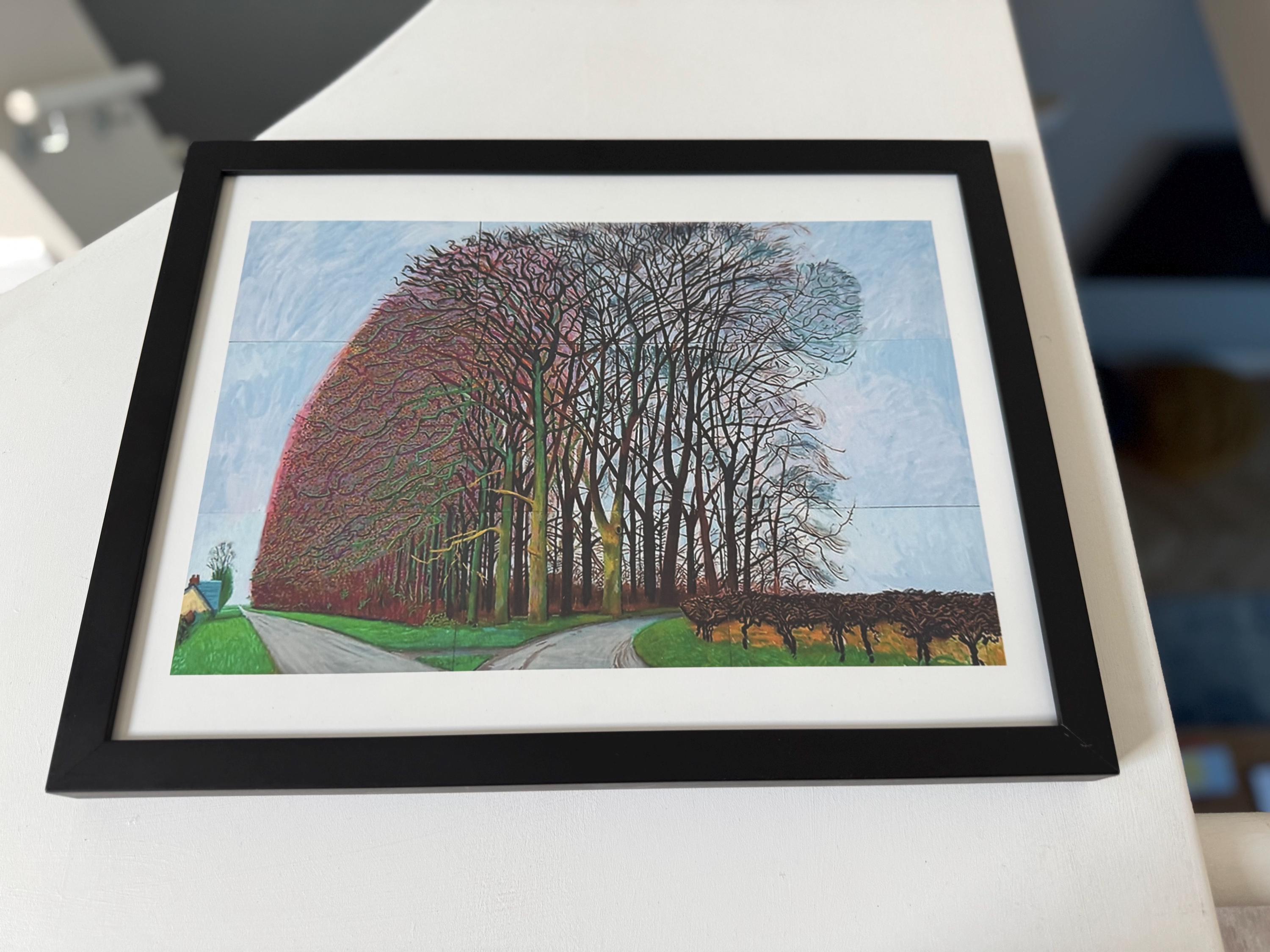 David Hockney Bigger Trees Near Water Print Black Frame - Etsy UK