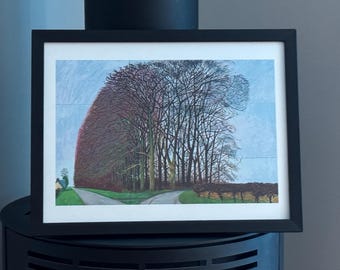 David Hockney Bigger Trees Near Water Print Black Frame - Etsy UK