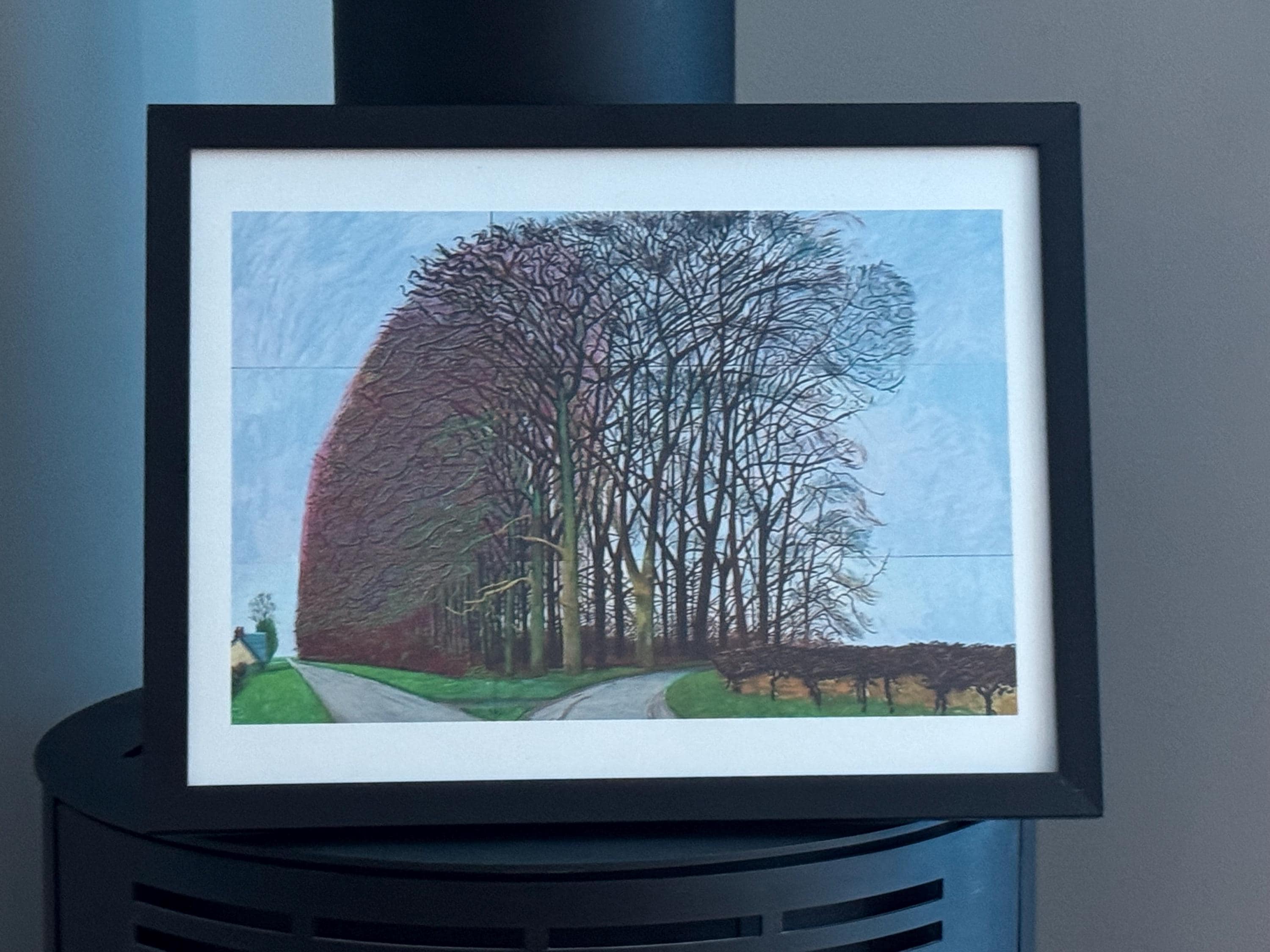 David Hockney Bigger Trees Near Water Print Black Frame - Etsy UK
