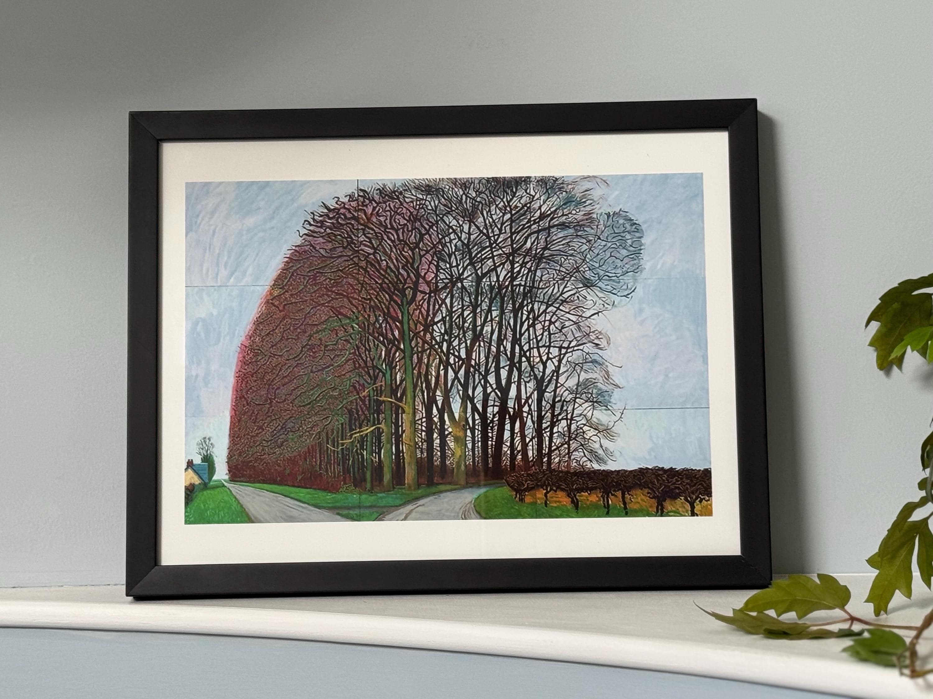 David Hockney Bigger Trees Near Water Print Black Frame - Etsy UK