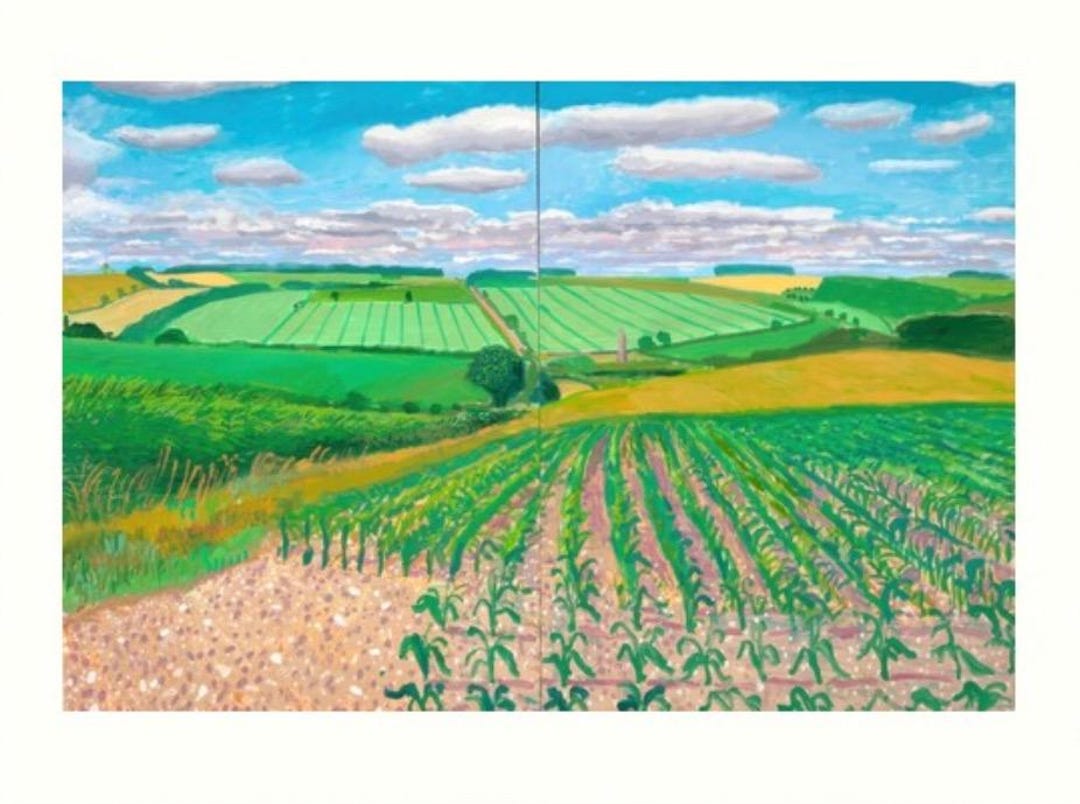 David Hockney East Yorkshire Landscape Print - Etsy UK