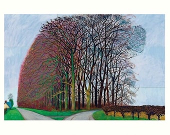 David Hockney Bigger Trees Near Water Print Unframed - Etsy UK