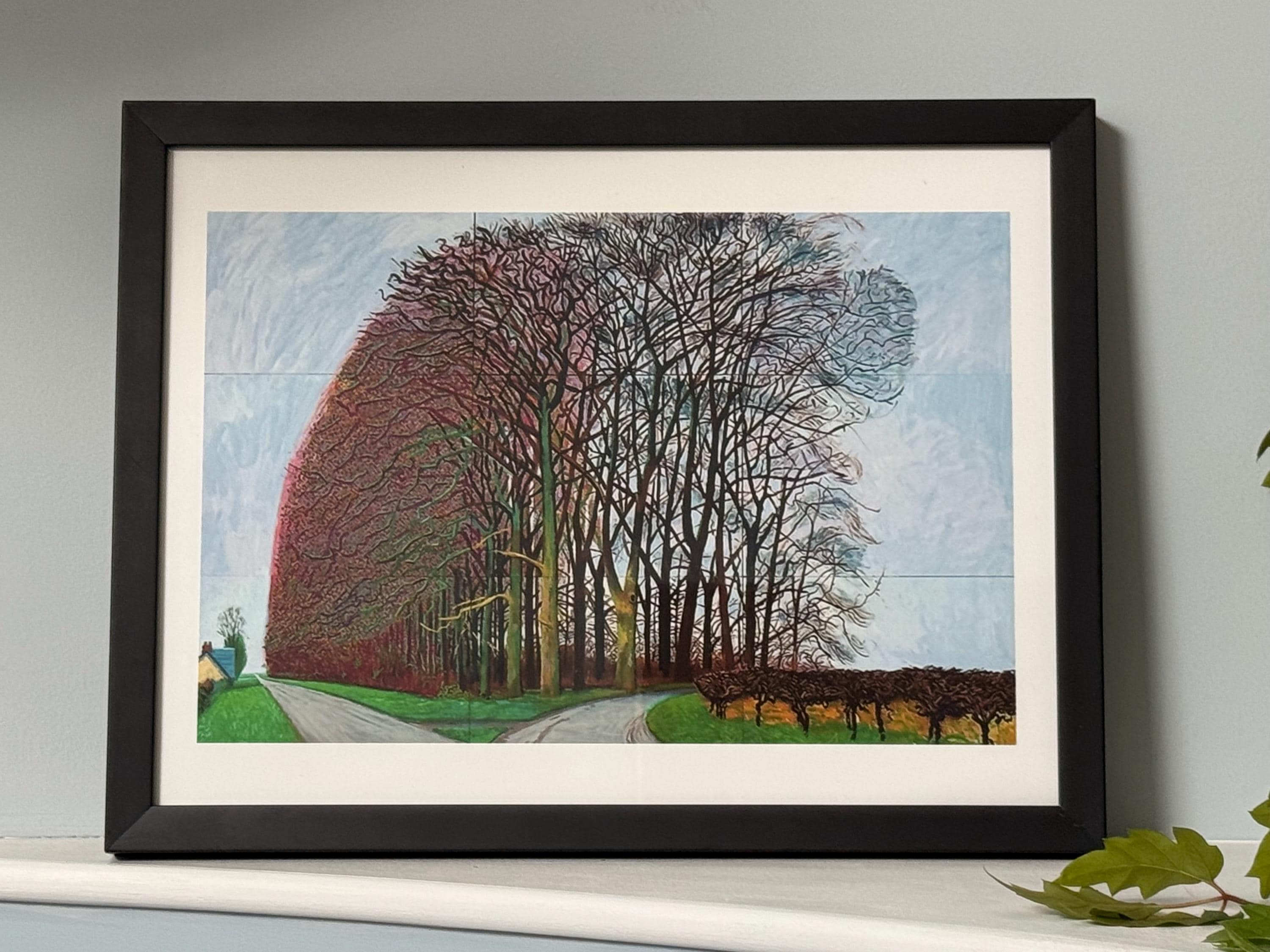 David Hockney Bigger Trees Near Water Print Black Frame - Etsy UK