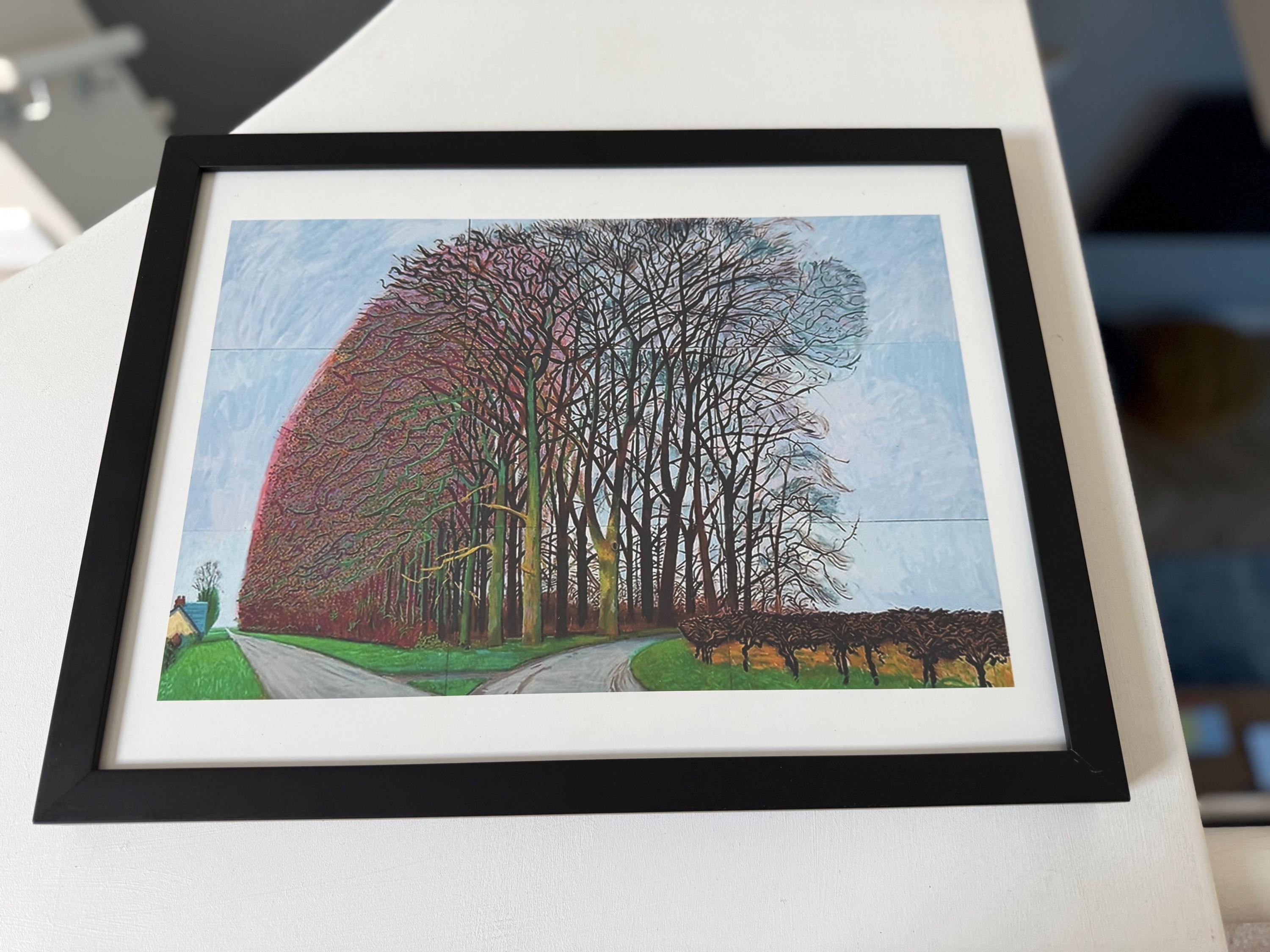 David Hockney Bigger Trees Near Water Print Black Frame - Etsy UK