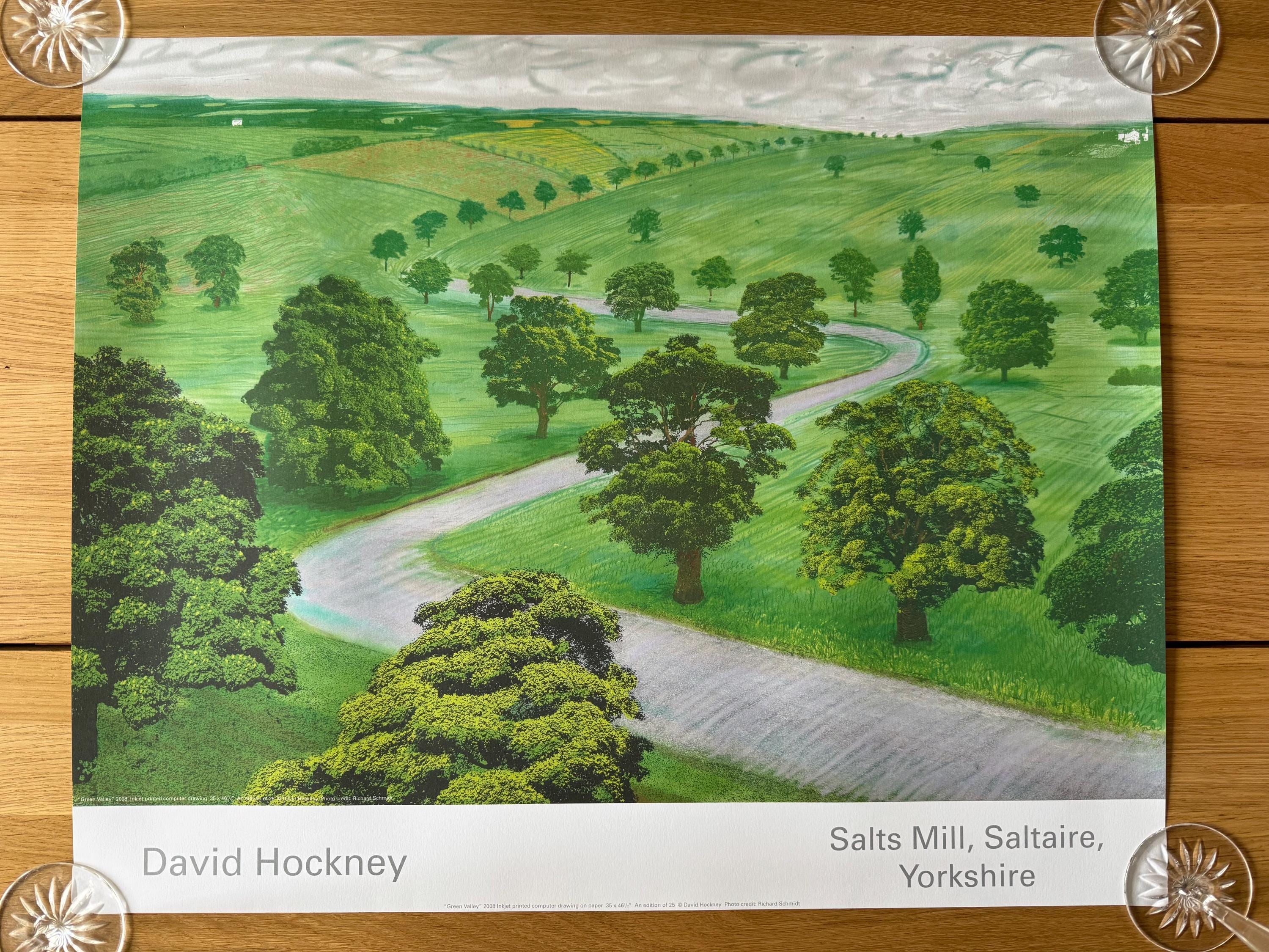 Green Valley Poster by David Hockney 2008 - Etsy