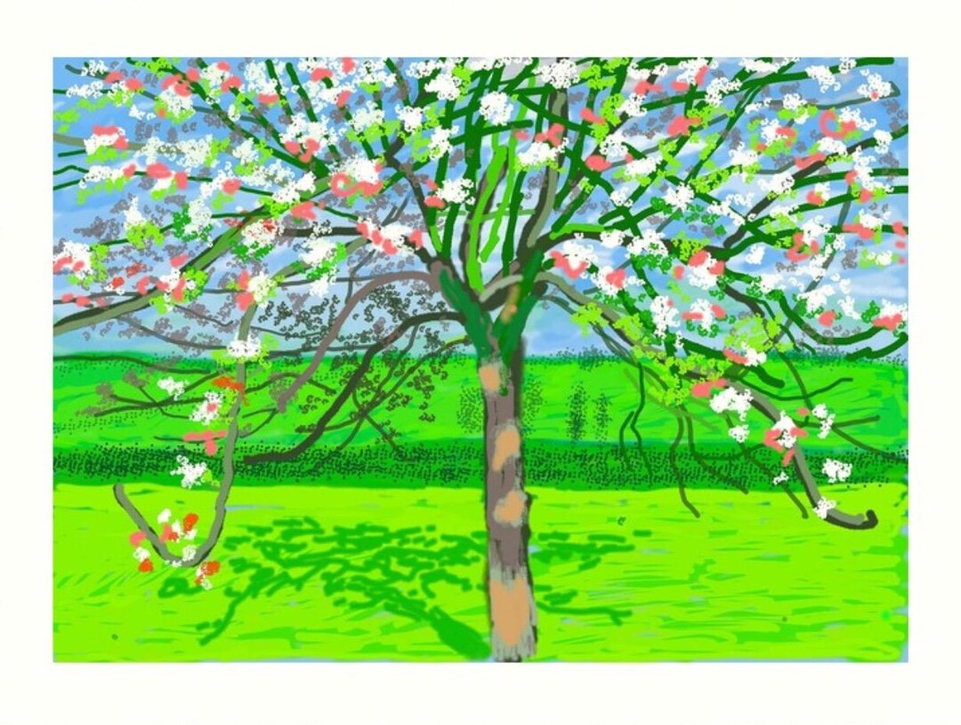 David Hockney’s Blossom Tree Arrival of Spring 2020 Print Unframed ...