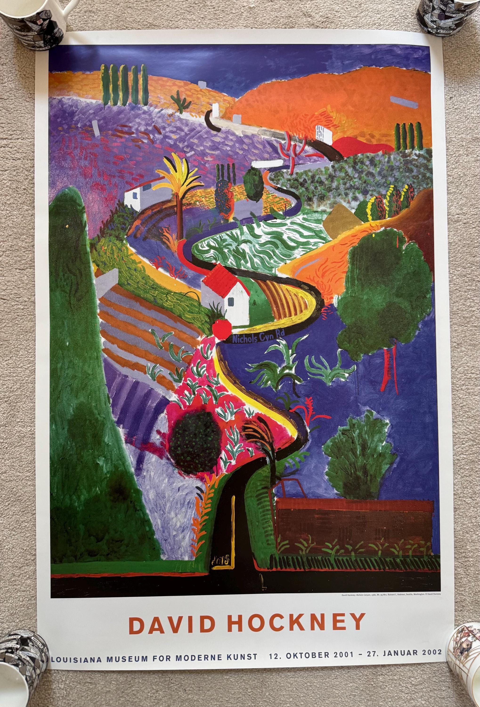 David Hockney Nichols Canyon Poster - Etsy