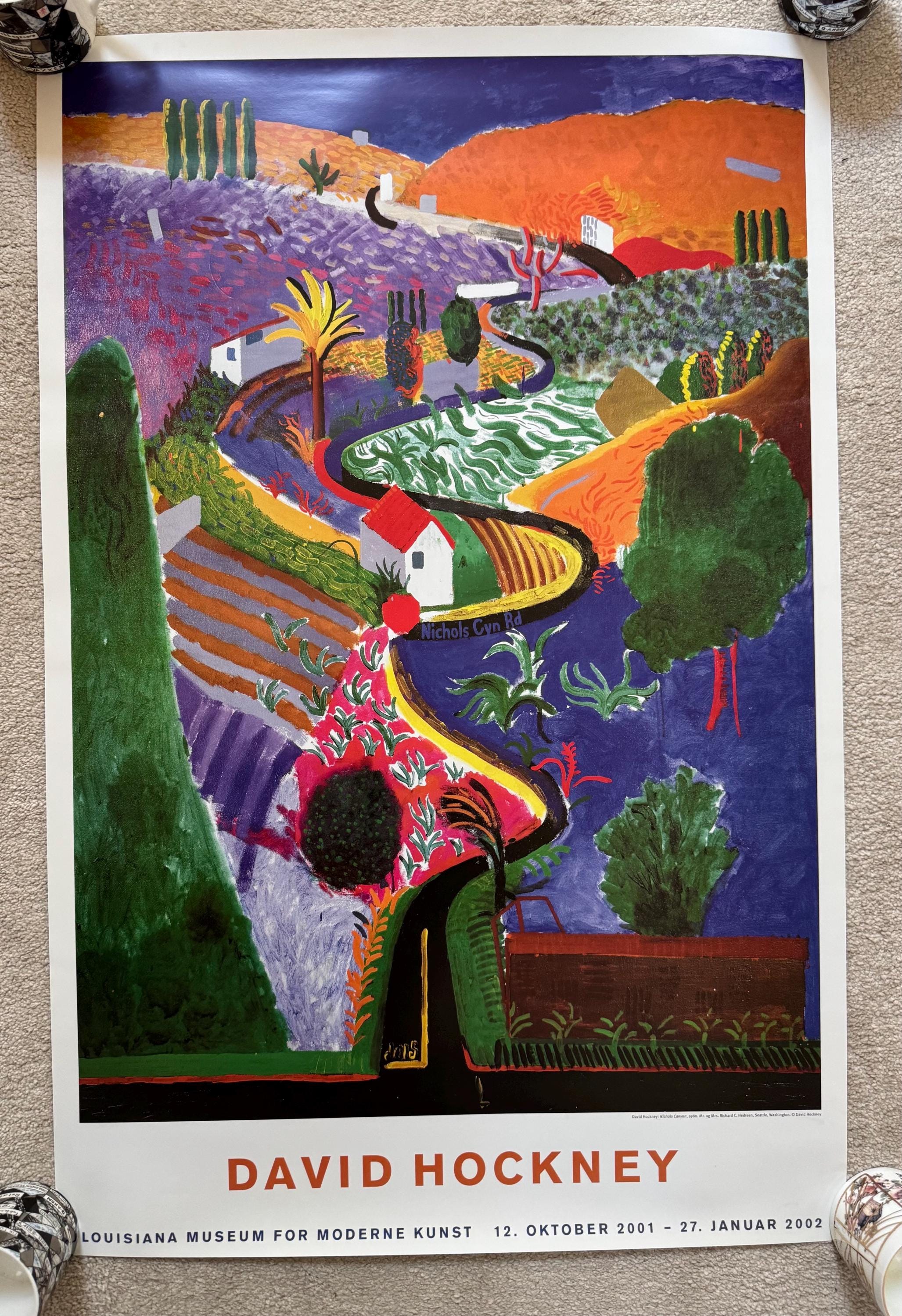 David Hockney Nichols Canyon Poster - Etsy