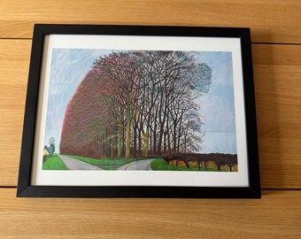 David Hockney Bigger Trees Near Water Print Black Frame - Etsy UK
