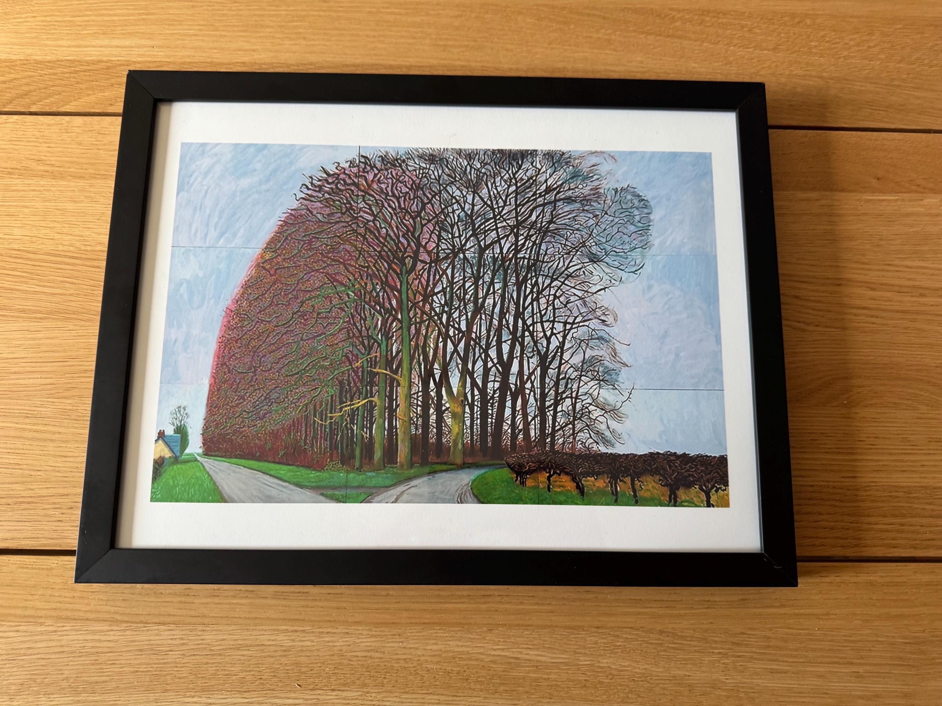 David Hockney Bigger Trees Near Water Print Black Frame - Etsy UK