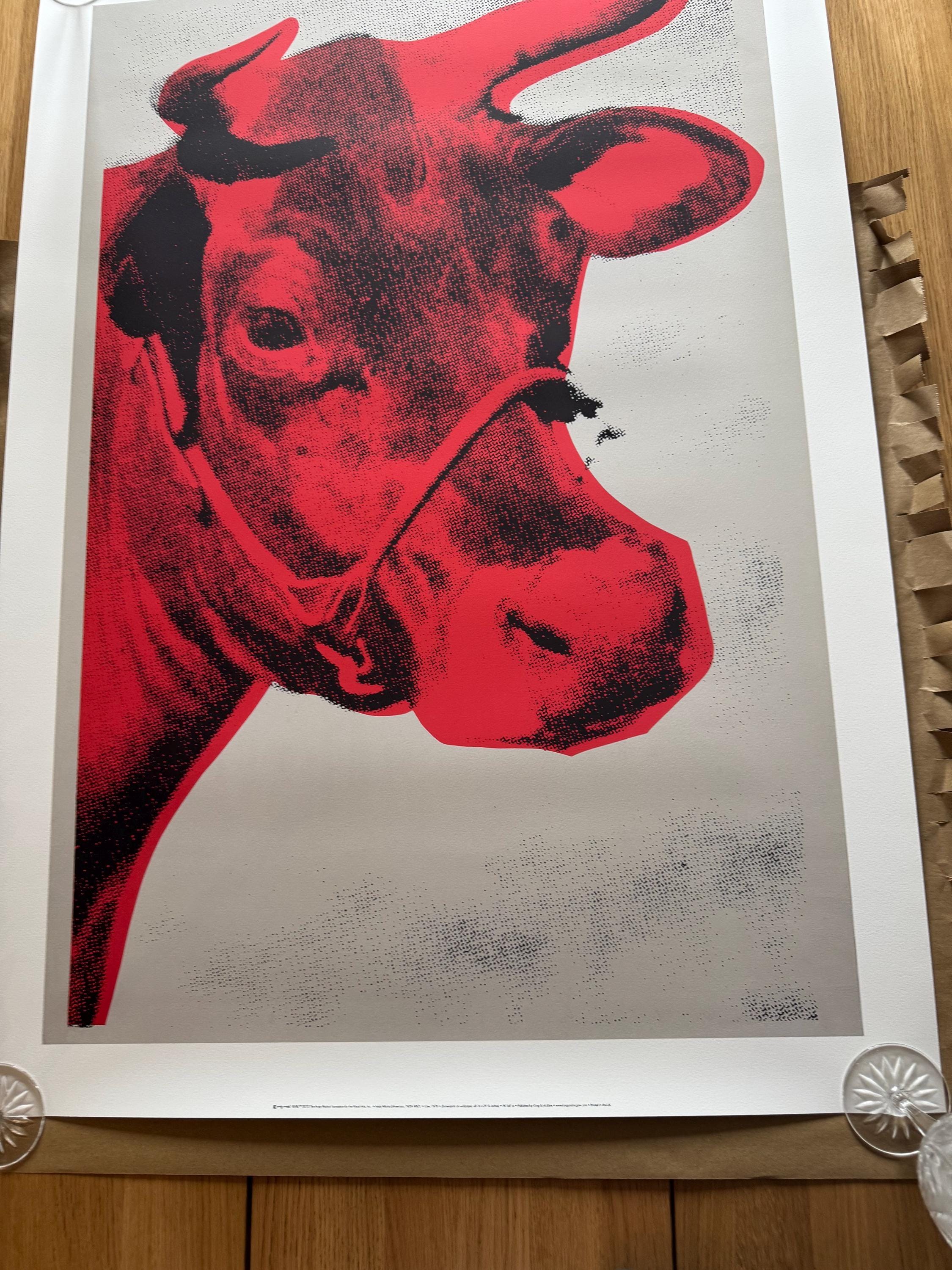 Andy Warhol Cow, 1976 Special Edition Poster Giclée Print on
