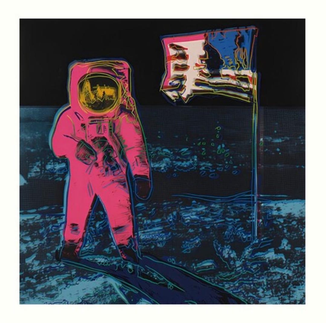 Andy Warhol Moonwalk Small Print Stunning - Etsy UK