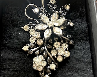 Vintage Coro Strass hanger of broche