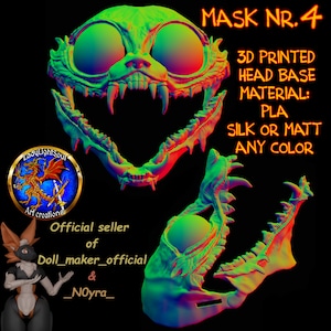 3D-printed Furry/Skullfurry/Furrycreature- head base