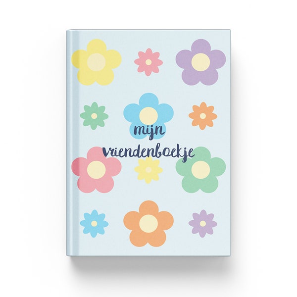 Vriendenboekje Meisjes | Vriendenboekje Bloemen A5 | 140+ Pagina's | Bloemen Vriendenboekje | Book of friends | Vriendenboek