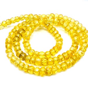 AAA+ Natural Citrine Heishi Cut Tyre Shape Beads 6mm Citrine Beads Citrine Faceted Beads Citrine Rondelle Beads Wholesale Citrine Gems Beads