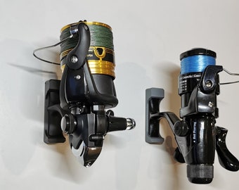 Fishing reel wall mount